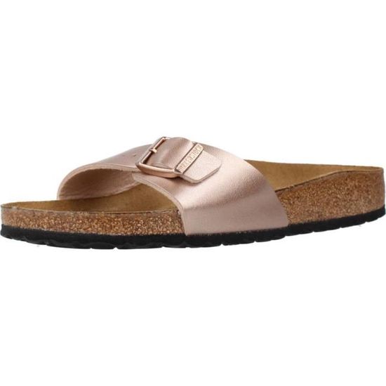 Sandale nu pieds BIRKENSTOCK 137311 Rose Femme Talon compense 2cm Rose Cdiscount Chaussures
