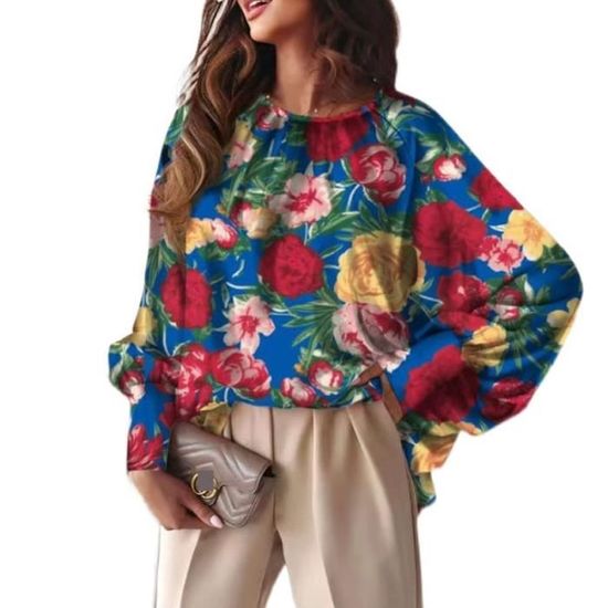 Chemisier Femme Manches Mousseline Soie Pas Cher - Meilleures