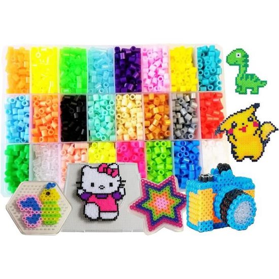 Acheter Perles à repasser Mix multicolore 5mm 3000 pcs. en ligne Acheter Perles à repasser Mix multicolore 5mm 3000 pcs. en ligne
