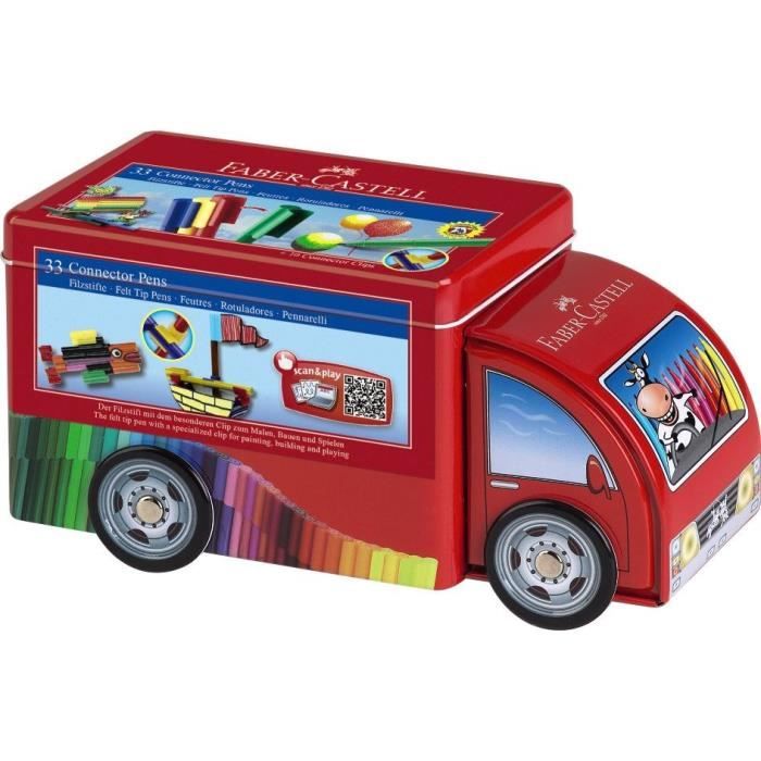 Faber Castell Camion De 33 Feutres Connector Coloris Assortis Achat Vente Feutres Fc 33 Feutre Connector Camion Cdiscount