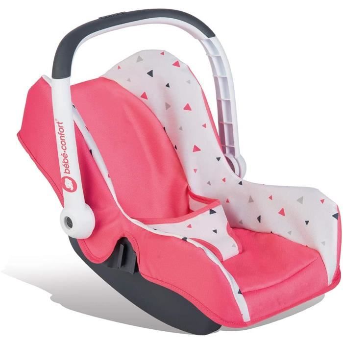 Smoby - Bébé Confort - Siège - Pour Poupons et Poupées - Poignée Orientable - Ceinture de Sécurité - 240229
