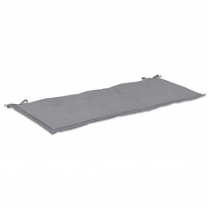 Bonne qualité - Coussin de banc Coussin de jardin - Coussin d'extérieur - Gris 120 x 50 x 3 cm @3561 :