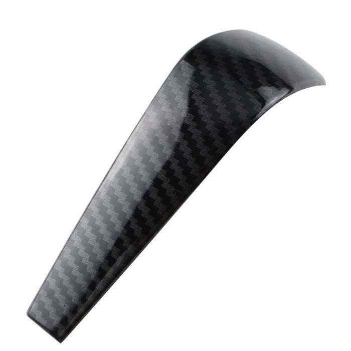 Carbon Fiber Black -Couvercle de levier de vitesse chromé, poignée de commande, décoration de voiture, pour BMW E87 E90 E92 E93 X1 2