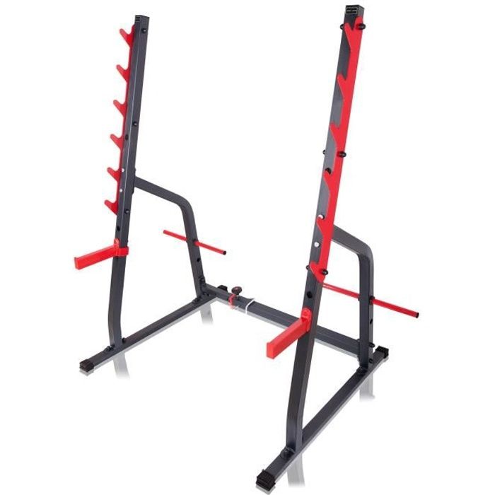 Marbo Sport Support de Squat Support haltères multiposition avec système de protection MS-S107