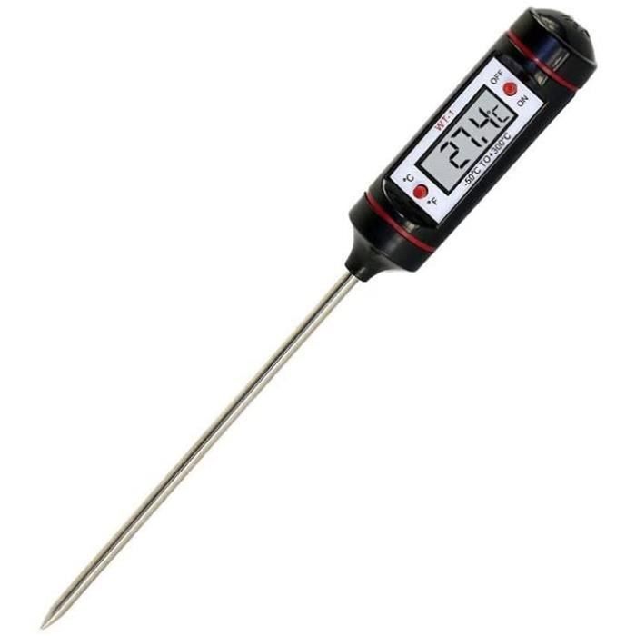 Dmygo Thermomètre pour barbecue Thermomètre numérique à lecture instantanée Thermomètre à viande BBQ Smart Digital Fourchette Thermo