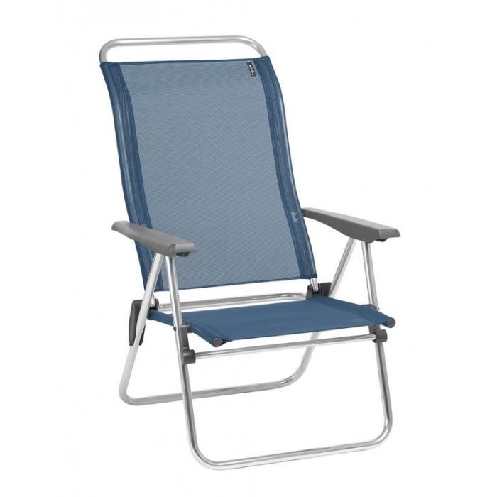 LAFUMA Fauteuil Pliable Low - Bleu océan