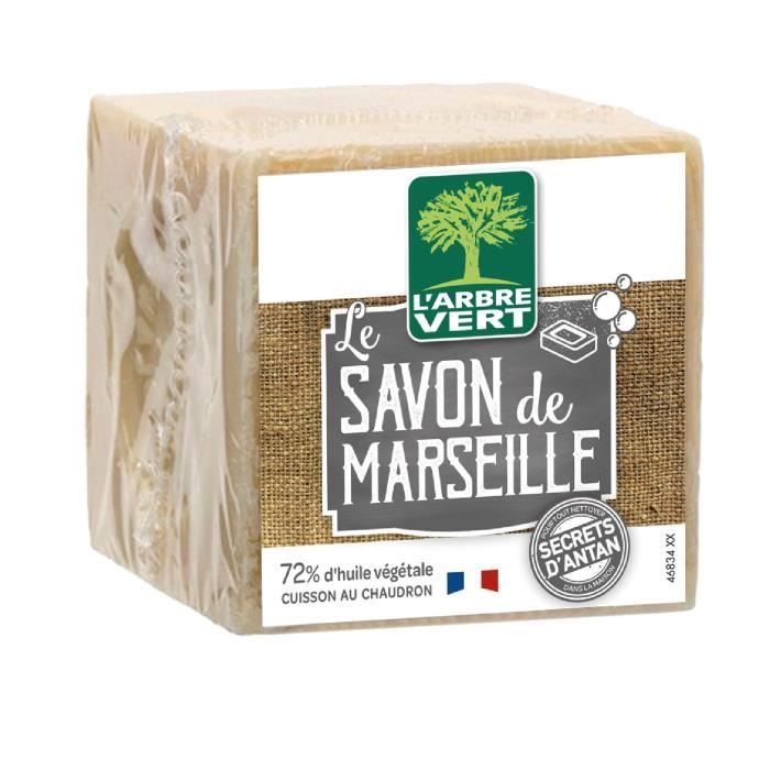 L'ARBRE VERT Cube de savon de Marseille - 300 g