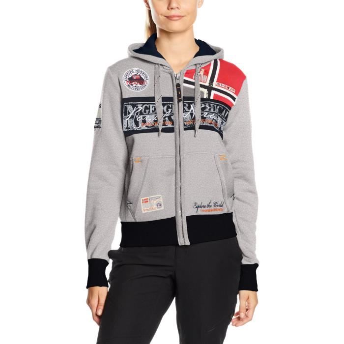 GEOGRAPHICAL NORWAY Flyer femmes Lady sport à capuche UK1G5 Taille-38