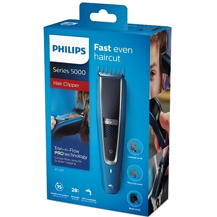 Coupes Sans Fil Philips HC5612/15 Bleu
