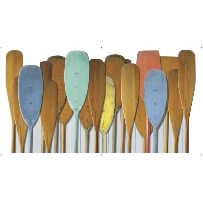 PLAGE Sticker Tête de lit adhésive - OXFORD63 x 160 cm
