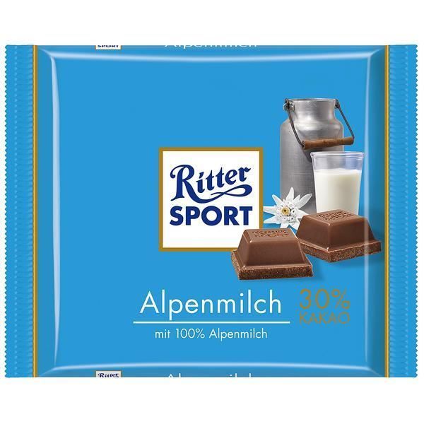 Ritter Sport lait Alpine 5 x 100g