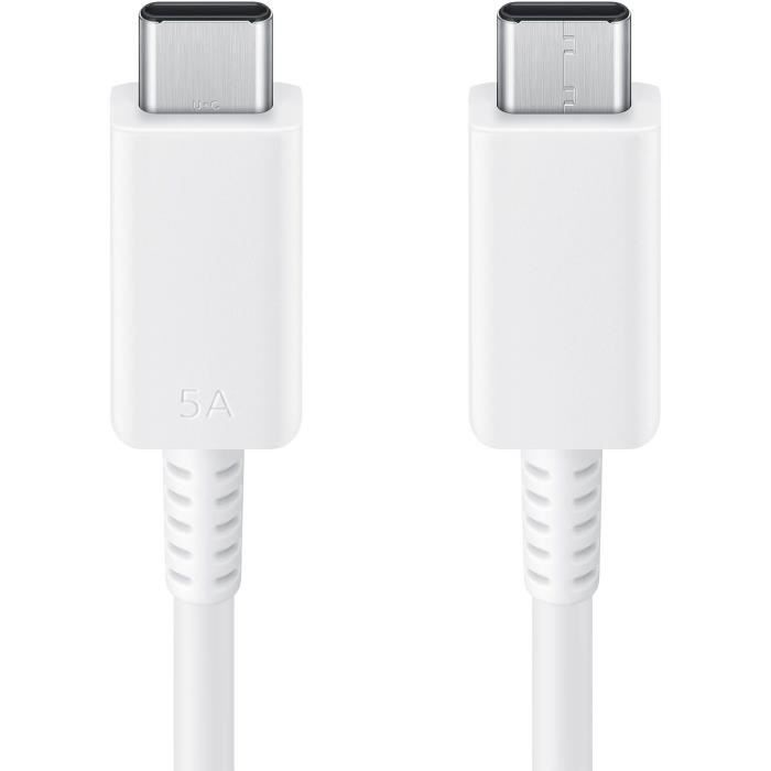 Câble de charge USB Type C Samsung EP DX510 1.8m Blanc