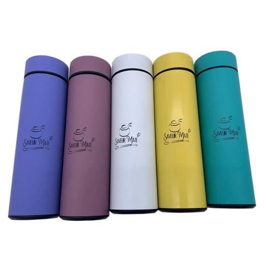 Thermos blanc isotherme inoxydable 500 ml. SAVEUR MATE