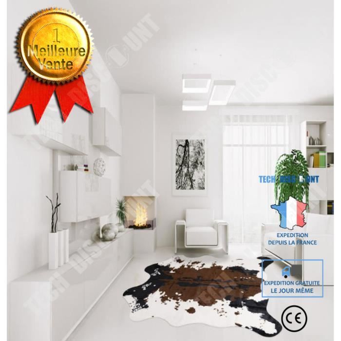 TD® Tapis de sol Imitation peau de Vache Tapis pour décoration maison