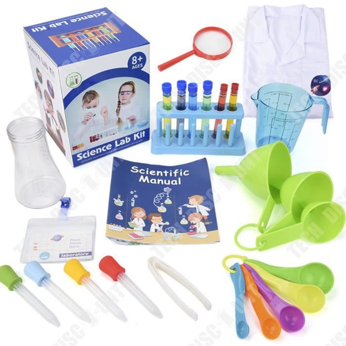 TD® Version anglaise de l'expérience scientifique de l'école élémentaire pour enfants définie des jouets de matériaux faits à la mai