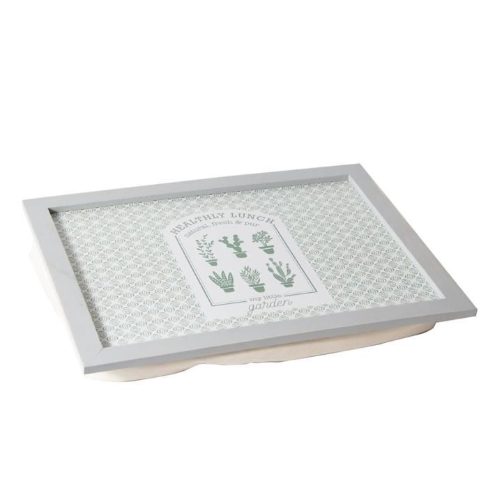 Service de table - Plateau de lit Little Market - L. 43 x l. 32 cm - Blanc