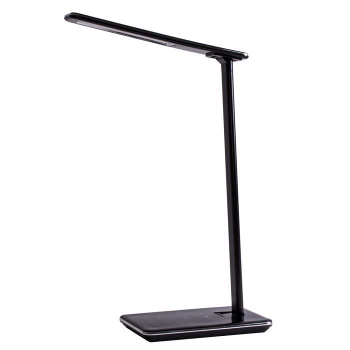 Lampe de table LED, variateur tactile, recharge sans fil, h 37 cm, vt-7405