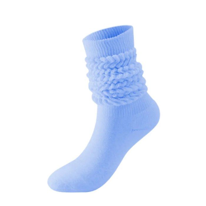 Chaussettes De Baseball Longues Sleefs – Bleu Ciel, Fabriquées Aux États-Unis, Neuves