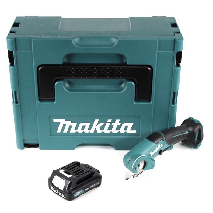 Makita CP 100 DA1J 10,8 V Sécateur universel sans fil Multi Cutter + Coffret Makpac + 1x Batterie 2,0 Ah - sans chargeur