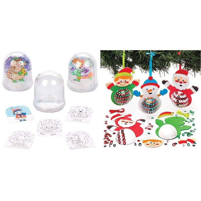 Baker Ross FC255 Decoration Dessin Velours Enfant Motif Nativité - Lot De 15, Coloriage Velours Enfant, Decoration Dessin, Activités Manuelles Enfants