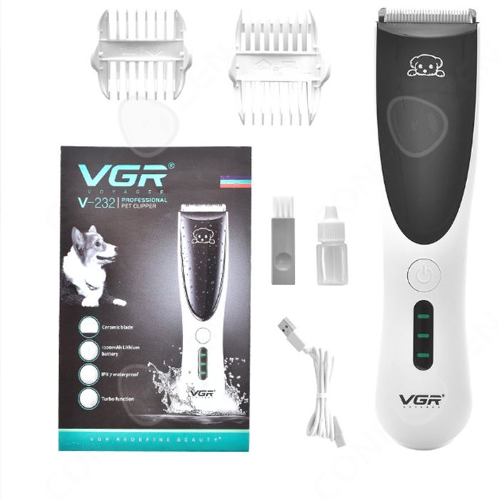 Meilleurs prix pour C Tondeuse chien professionnelle 8 w IPX7 machine à raser haute puissance tondeuse à poils de chat et de chien à faible bruit USB