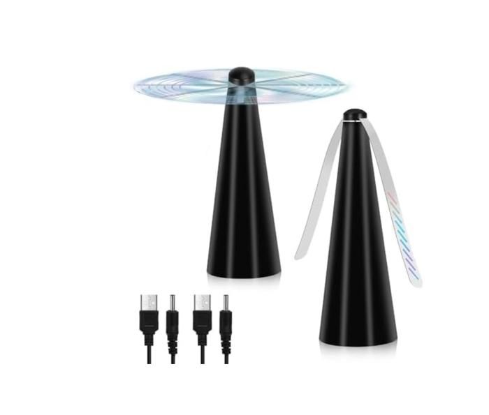 Panngu Ventilateur Anti Mouche, Electrique Chasse Mouche Table, Repousse Maison Dîner, Pique