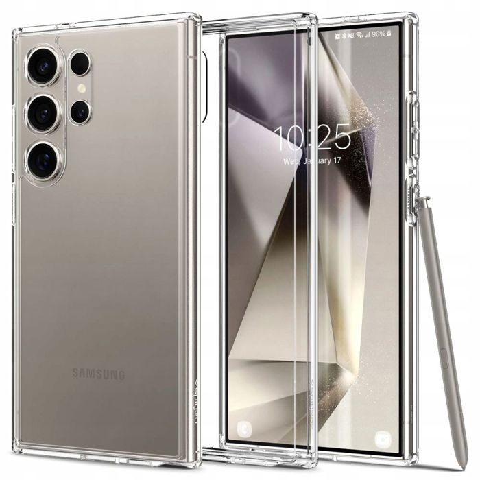 Coque Spigen Ultra Hybrid pour Samsung Galaxy S24 Ultra - Clear