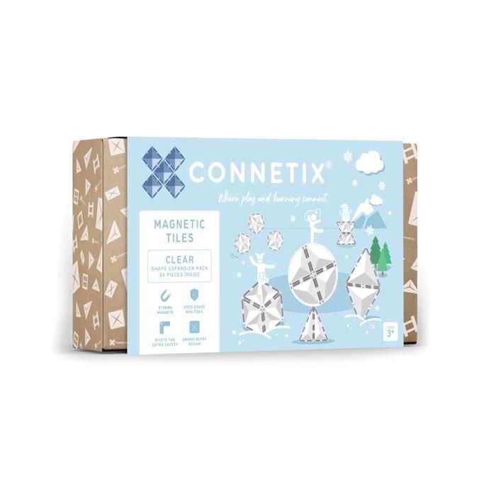 Pack Extension Course à Billes Pastel CONNETIX - 80 Pièces - Compatible Magnétique