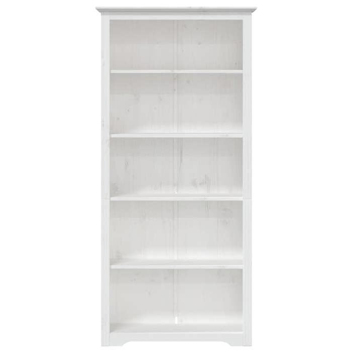 Bibliothèque Étagère de Rangement VIDAXL BODO blanc 82x40x173 cm bois pin massif 5 niveaux B296