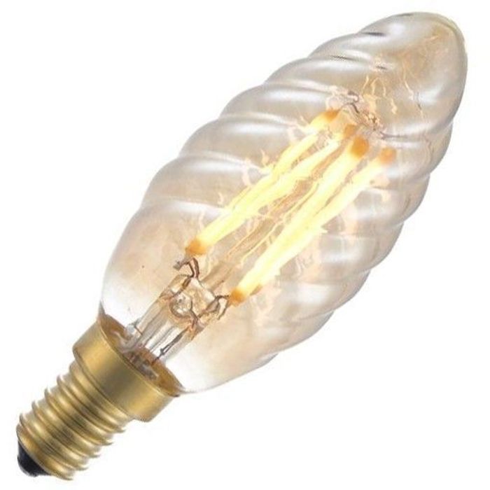 Ampoule Vintage Incandescente Décoart C35T 40W E14 2350K - Style Bougie - Neuf Garantie 2 Ans