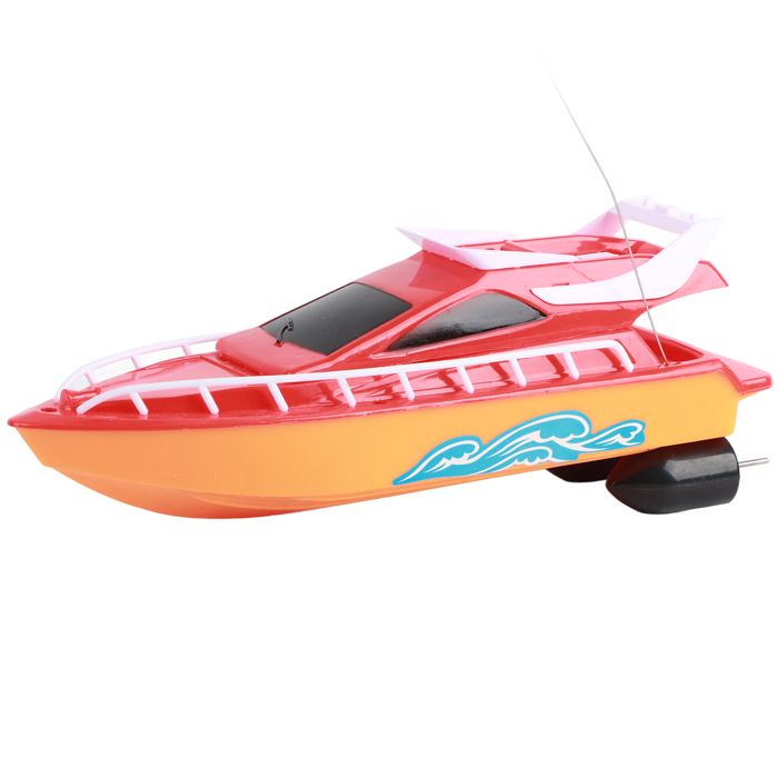 Bateau RC Électrique Avec 3 Modes LED – 2,4 GHz, Complètement Étanche, Batterie Rechargeable 800mAh – Pour Piscine Et Bain