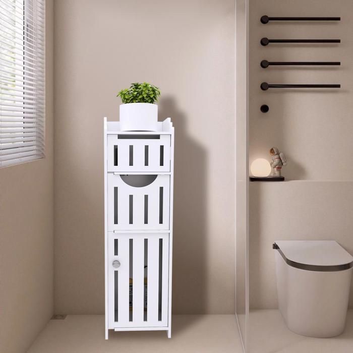 SUPFINE Armoire multifonctionnelle pour maison bureau salon salle de bain chambre à coucher Colonne 20*18*76cm