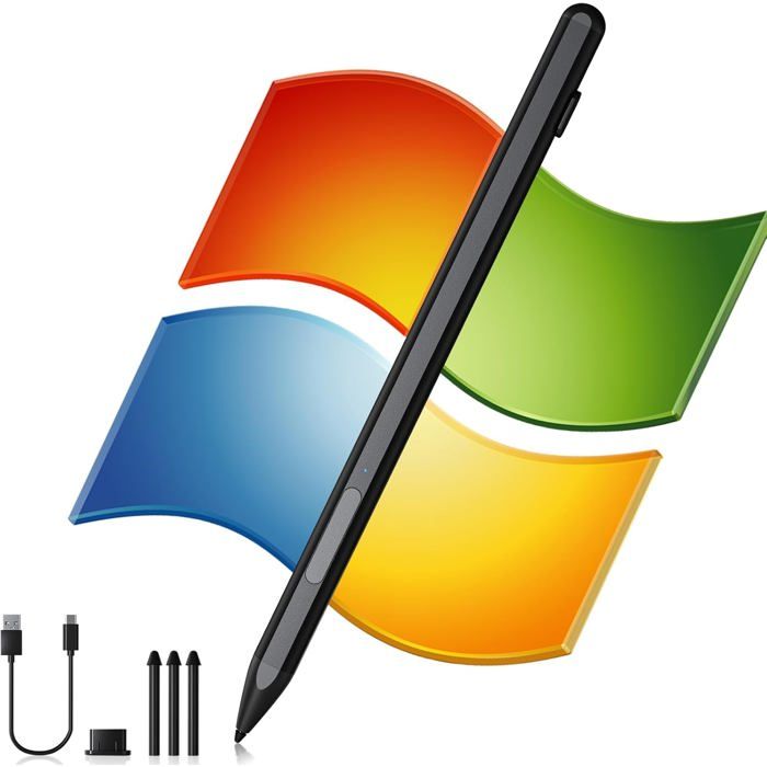 Stylet Surface Microsoft Surface Pro 11/X/9/8/7/6/5/4/3 Surface Go 4/3/2/Laptop/Studio/Book Micro