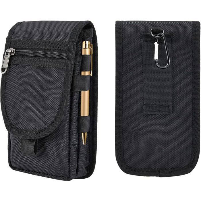 Pochette Ceinture Homme Pochette de Ceinture pour Téléphone Portable Stockage doutils à Telephone Portable pour Pochet