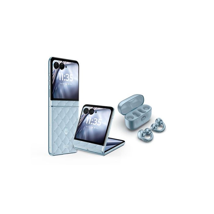 Pack Smartphone Motorola Razr 60 + Ecouteur Moto Buds Loop Collection Swarovski - vue 2