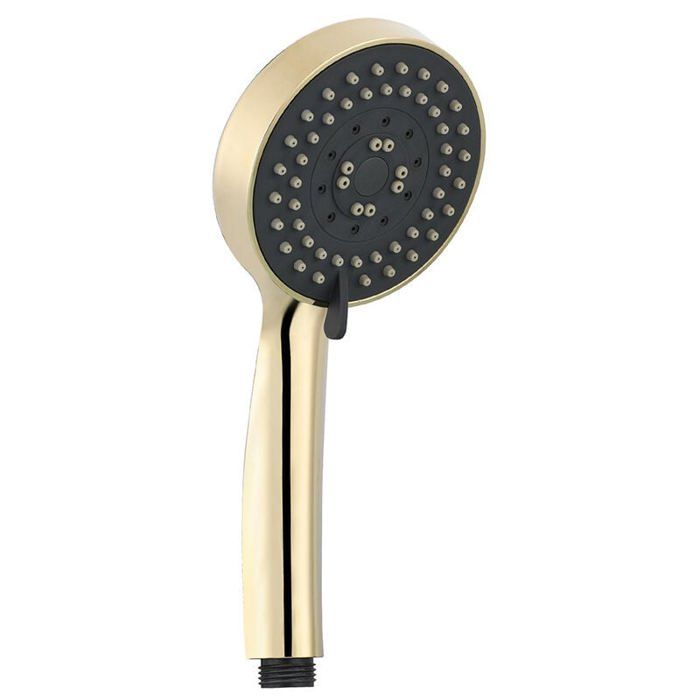 Pommeau de douche à main - PZCC - BS144 - Or titane (non brossé) - ABS - Filetage 1/2