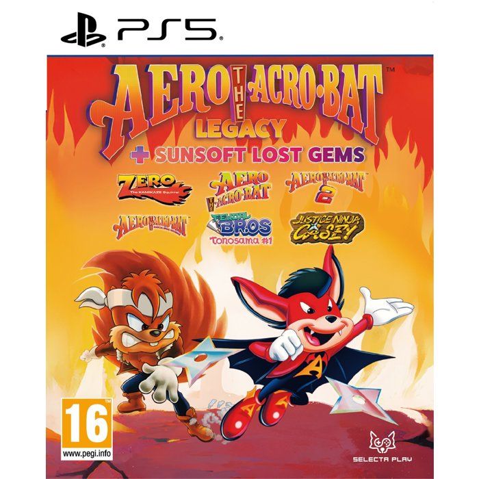 Aero The Acro Bat Legacy + Sunsoft Lost Gems PS5 - vue 8