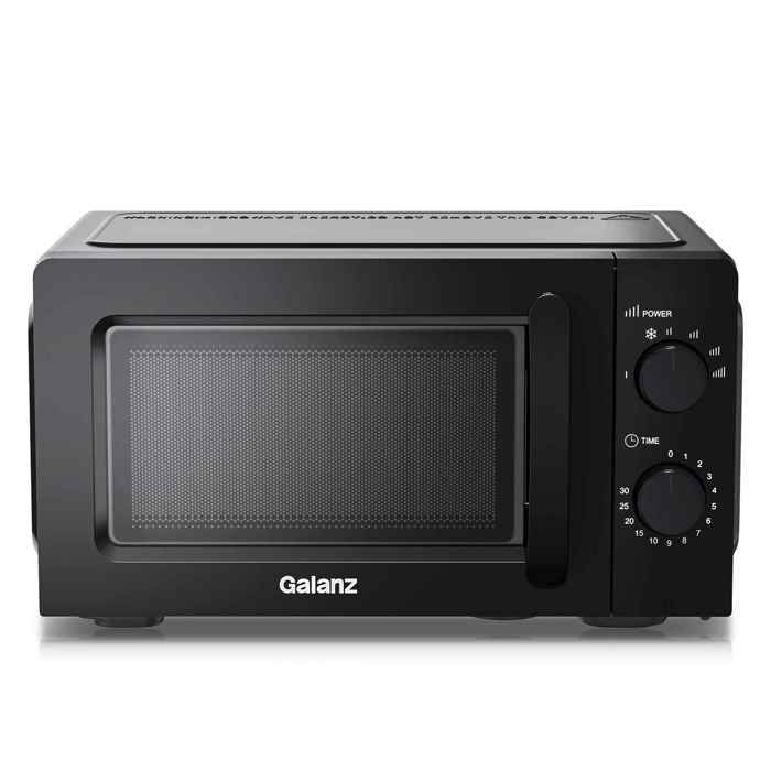 Micro-ondes compact 20 L 700 W 6 niveaux de puissance décongélation noir - Cosyhomes