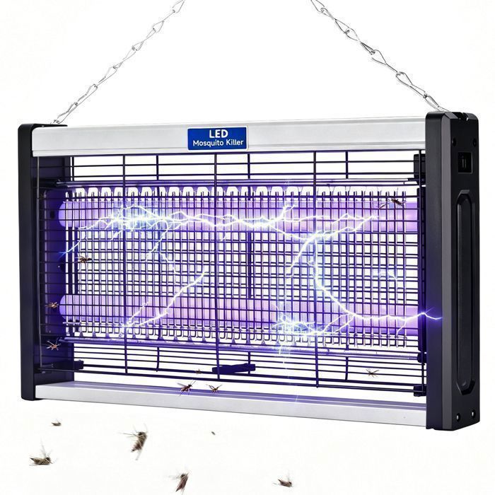 Lampe anti moustique LED à UV Tue-Mouche Électrique Intérieur，Piège à Insectes Volants (Mouches Moustiques Moucherons)