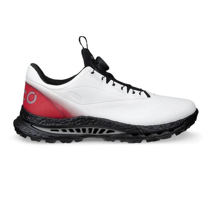 Chaussures de golf sans Crampons Ecco Biom C5 Boa - white/chili red