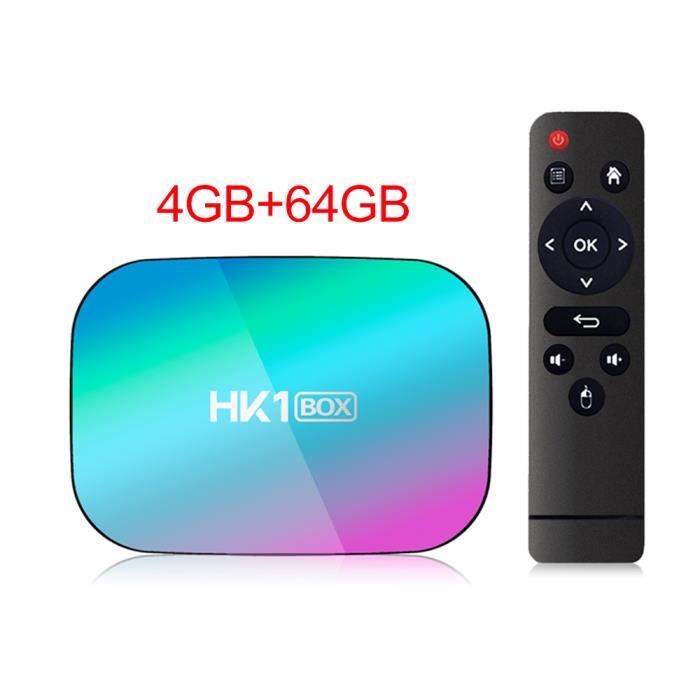 Ue Plug - 4G 128G - HK1 BO&Icirc;TE 8K T&Eacute;L&Eacute;VISION Amlogic S905X3 Android 9.0