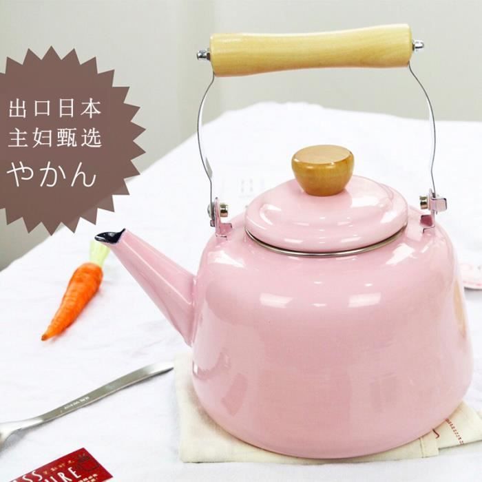 Bouilloire En Alliage D'Aluminium 1.5L - Design Rétro, Induction Compatible, Poignée Anti-Brûlure