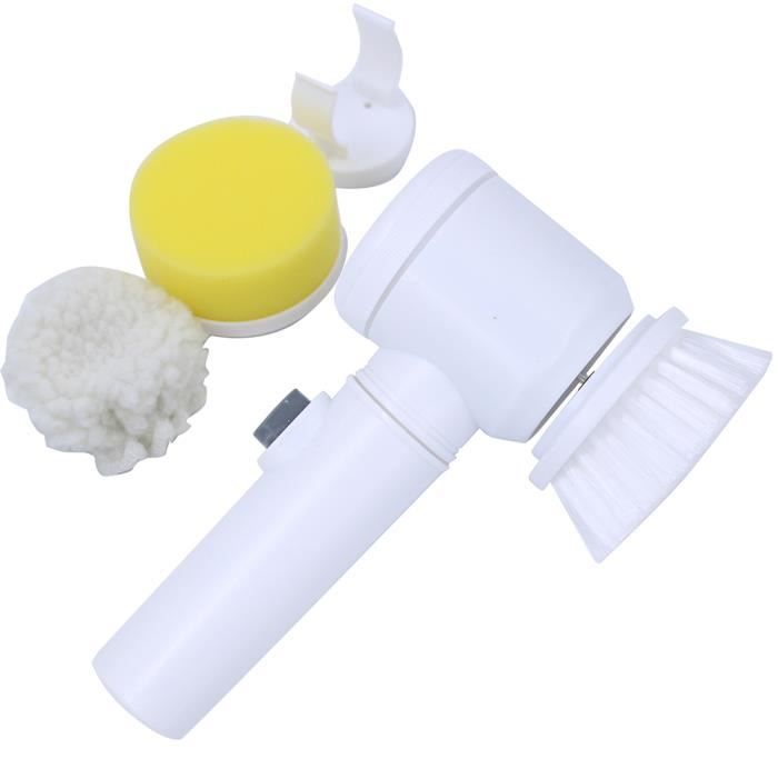 Brosse De Nettoyage Electrique Laveuse A Piles Magique 5 En 1 Pour Cuisine Salle De Bains Baignoire Douche Carrelage Tapis Bidet C Achat Vente Brossette Soldes Des Le 15 Juillet Cdiscount