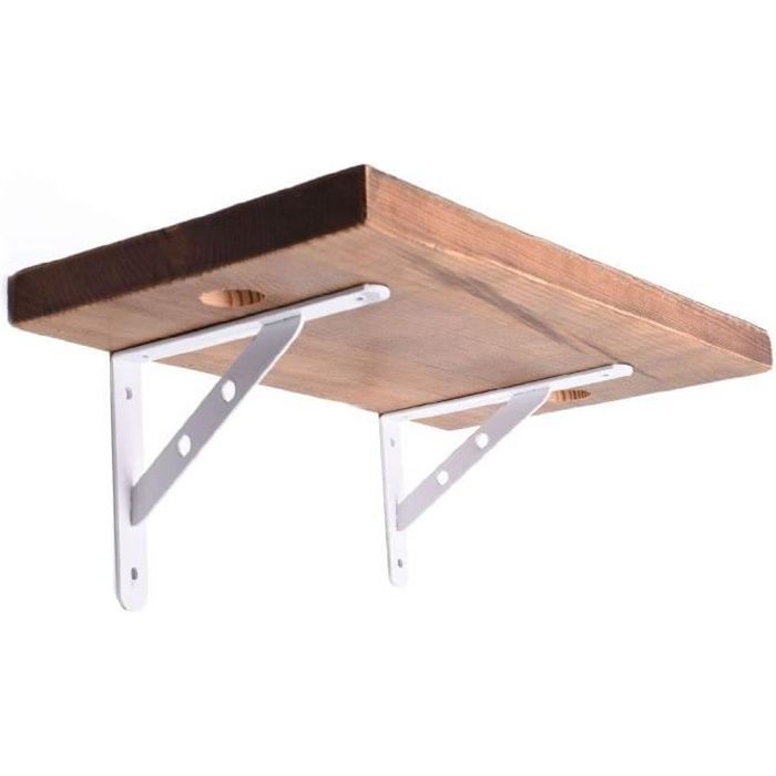 Goyonder Equerre Decorative Pour Etagere Murale Avec Vis En Acier