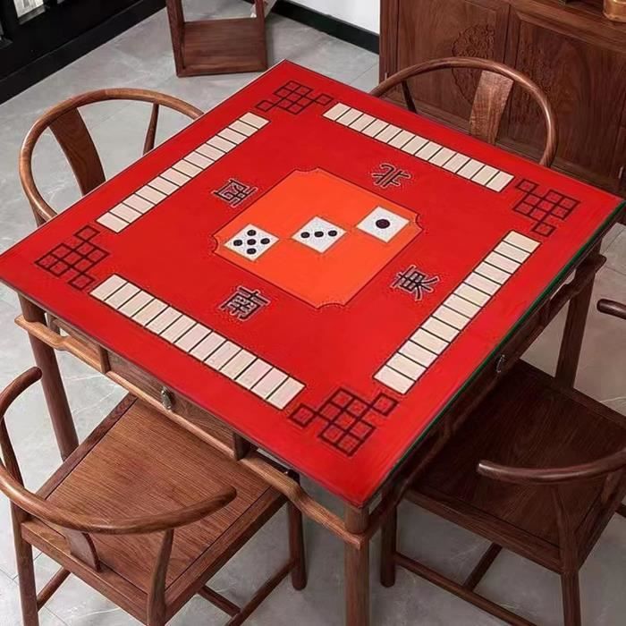 Tapis De Table Yellow Mountain Imports 79 Cm - Vert, Antidérapant, Pour Mahjong, Poker, Jeux De Cartes Et De Plateau