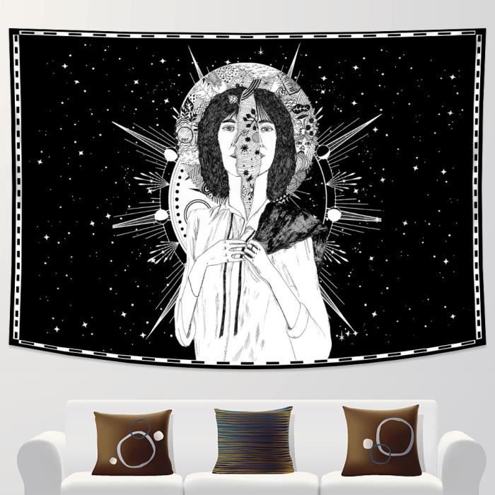 Tableau Divination Acrylique Transparent - Accessoire Déco Avec Motifs Étoile, Soleil, Lune - Portable Pour Maison, Bureau