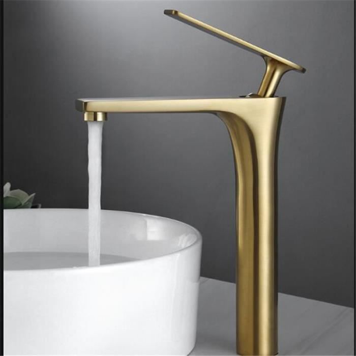 Robinet Salle De Bain Or Brossé