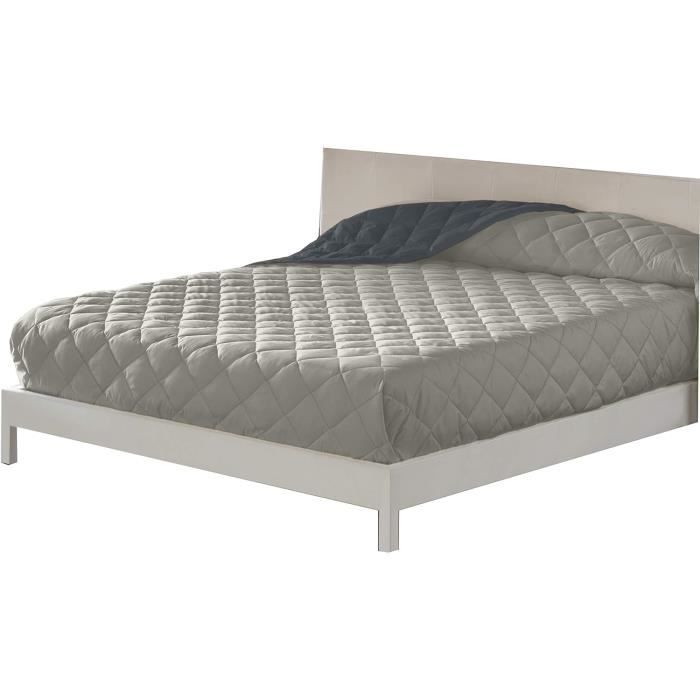 Housse De Couette Lucena Cantos - Microfibre Polyester, 300x270 Cm - Couleur Aigue-marine Et Ivoire, Douce Et Infroissable