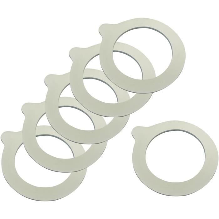 Weck 100 Joints Caoutchouc 54 X 67 Mm Bord Arrondi RR60 Pour Bocaux Conservation