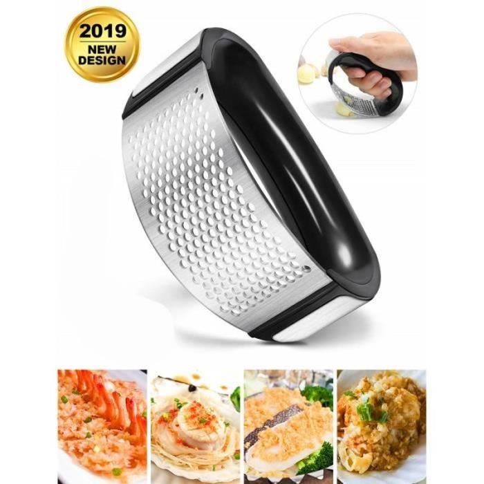 Presse-purée Manuel Avec 3 Disques Interchangeables - Capacité 2 L, Acier Inoxydable - Poignée Ergonomique, Facile à Nettoyer